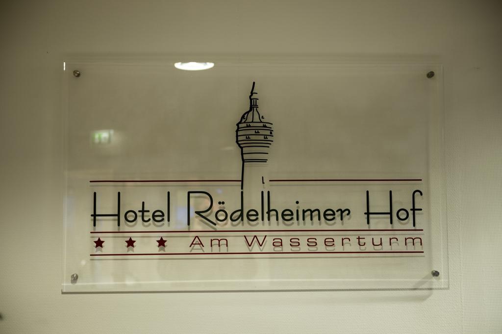 Hotel Rodelheimer Hof - Am Wasserturm Fráncfort del Meno Exterior foto